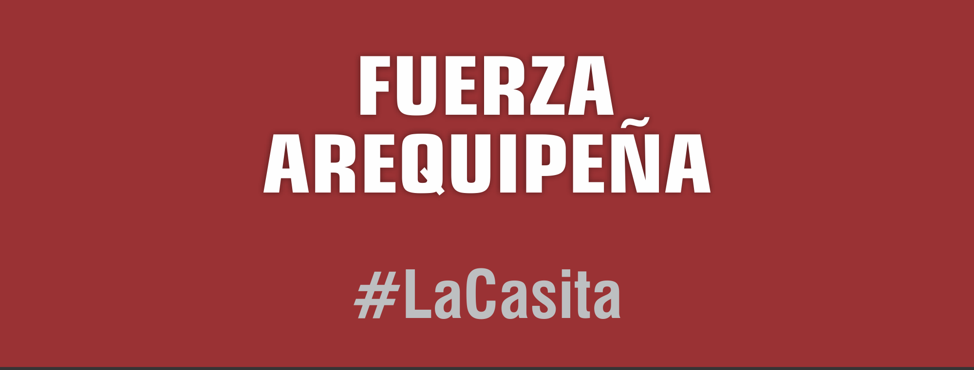 Convocatoria a sesión extraordinaria del CONGRESO REGIONAL del Movimiento Regional Fuerza Arequipeña